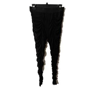 Ben Taverniti Unraveled Project Stacked Leggings EUC Size Medium Black